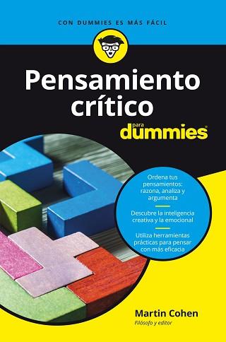 PENSAMIENTO CRÍTICO PARA DUMMIES | 9788432905872 | COHEN, MARTIN | Llibreria Aqualata | Comprar llibres en català i castellà online | Comprar llibres Igualada