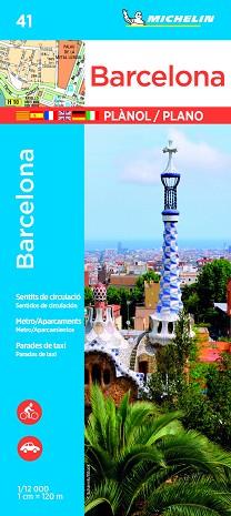 BARCELONA (PLANO CIUDAD) | 9782067228320 | MICHELIN | Llibreria Aqualata | Comprar llibres en català i castellà online | Comprar llibres Igualada