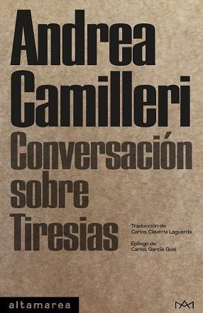 CONVERSACIÓN SOBRE TIRESIAS | 9788412204247 | CAMILLERI, ANDREA | Llibreria Aqualata | Comprar llibres en català i castellà online | Comprar llibres Igualada