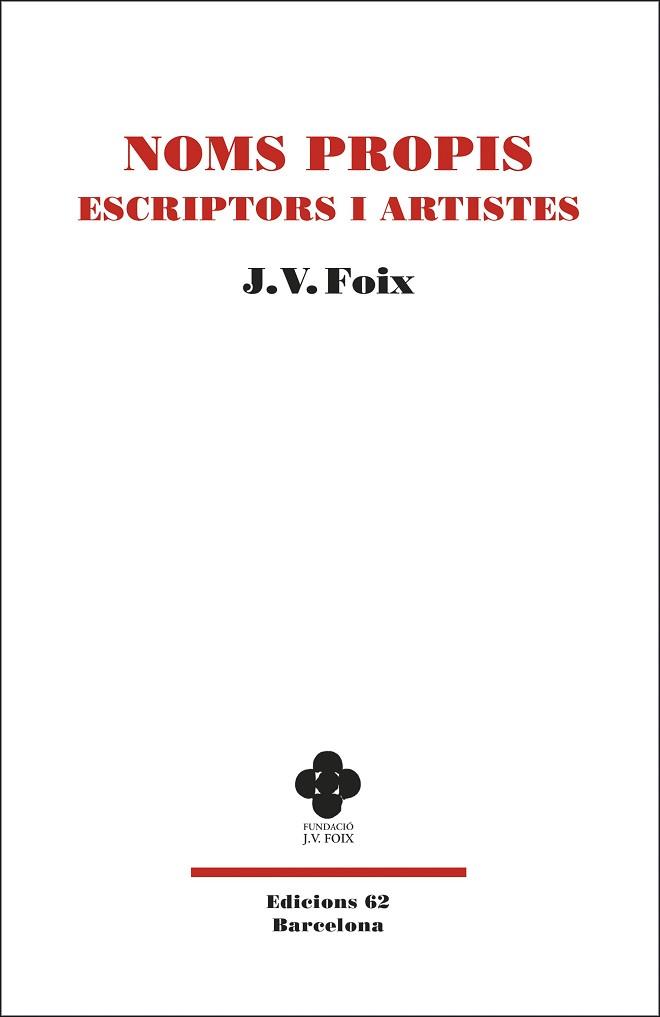 NOMS PROPIS: ESCRIPTORS I ARTISTES | 9788429778229 | FOIX I MAS, J. V. | Llibreria Aqualata | Comprar llibres en català i castellà online | Comprar llibres Igualada