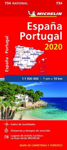 ESPAÑA - PORTUGAL (MAPA NATIONAL 734) ED 2020 | 9782067244078 | MICHELIN | Llibreria Aqualata | Comprar llibres en català i castellà online | Comprar llibres Igualada