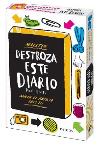 DESTROZA ESTE DIARIO (MALETÍN) | 9788449330209 | SMITH, KERI | Llibreria Aqualata | Comprar llibres en català i castellà online | Comprar llibres Igualada