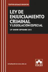 LEY DE ENJUICIAMIENTO CRIMINAL Y LEGISLACION ESPECIAL | 9788483423806 | VVAA | Llibreria Aqualata | Comprar llibres en català i castellà online | Comprar llibres Igualada