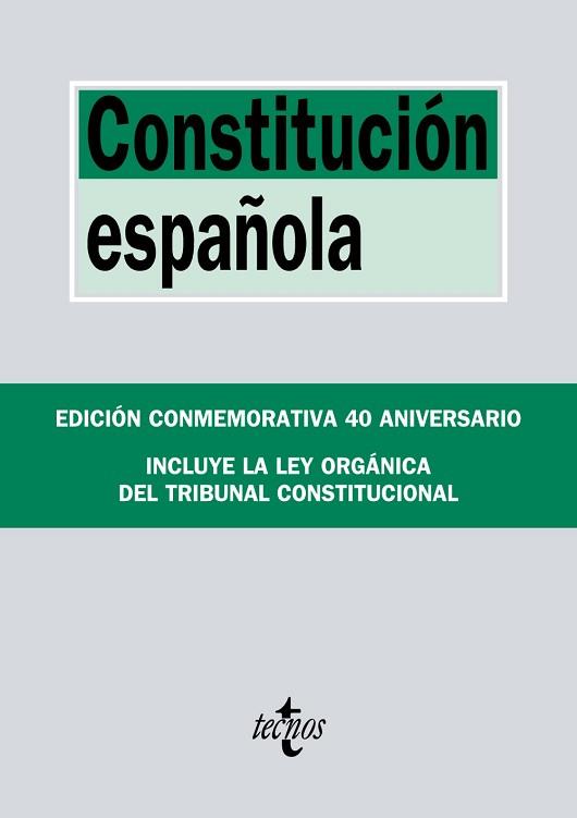 CONSTITUCIÓN ESPAÑOLA | 9788430974986 | EDITORIAL TECNOS | Llibreria Aqualata | Comprar llibres en català i castellà online | Comprar llibres Igualada