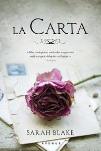 CARTA, LA (AVENUE) | 9788498678444 | BLAKE, SARAH | Llibreria Aqualata | Comprar libros en catalán y castellano online | Comprar libros Igualada