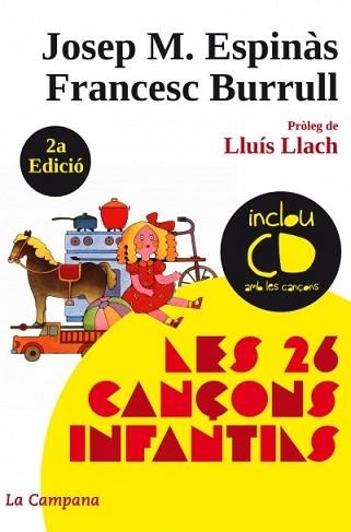 26 CANÇONS INFANTILS, LES | 9788496735538 | ESPINAS, JOSEP M. / BURRULL, FRANCESC | Llibreria Aqualata | Comprar libros en catalán y castellano online | Comprar libros Igualada