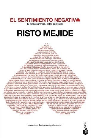 SENTIMIENTO NEGATIVO, EL (BOOKET 3231) | 9788467036350 | MEJIDE, RISTO | Llibreria Aqualata | Comprar libros en catalán y castellano online | Comprar libros Igualada