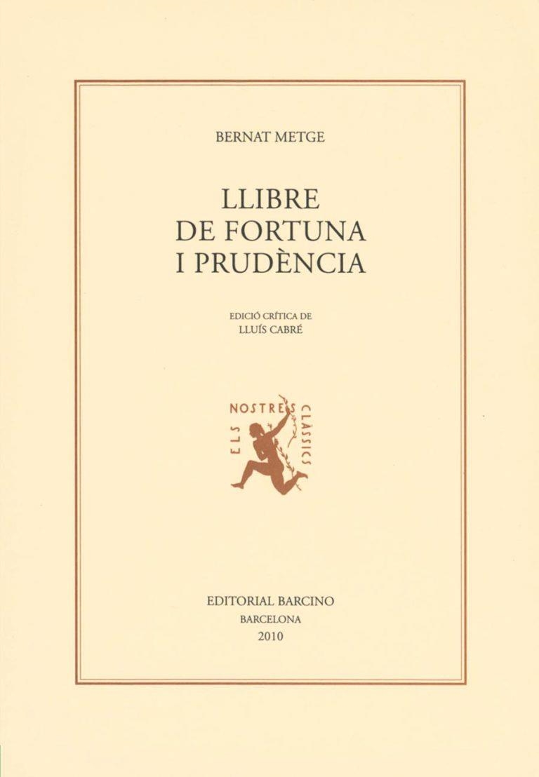 LLIBRE DE FORTUNA I PACIENCIA | 9788472267619 | METGE, BERNAT | Llibreria Aqualata | Comprar llibres en català i castellà online | Comprar llibres Igualada