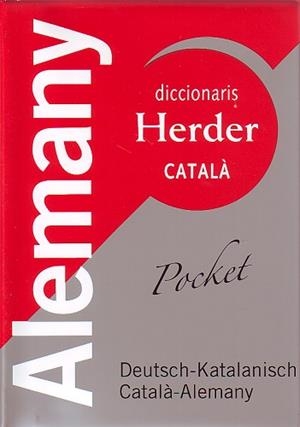 DICCIONARI POCKET CATALA-ALEMANY ALEMANY-CATALA | 9788425424281 | ALVAREZ, VICENT | Llibreria Aqualata | Comprar libros en catalán y castellano online | Comprar libros Igualada