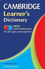 CAMBRIDGE LEARNER'S DICTIONARY | 9780521681964 | VARIOS AUTORES | Llibreria Aqualata | Comprar libros en catalán y castellano online | Comprar libros Igualada
