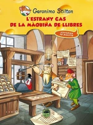 ESTRANY CAS DE LA MAQUINA DE LLIBRES, L' (STILTON COMIC) | 9788499324906 | STILTON, GERONIMO | Llibreria Aqualata | Comprar llibres en català i castellà online | Comprar llibres Igualada