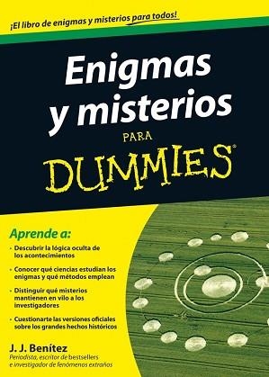 ENIGMAS Y MISTERIOS PARA DUMMIES | 9788432921476 | BENITEZ, J.J. | Llibreria Aqualata | Comprar libros en catalán y castellano online | Comprar libros Igualada
