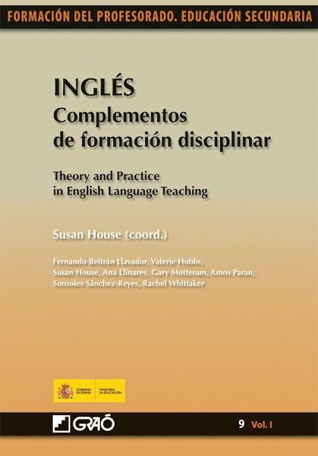 INGLES. COMPLEMENTOS DE FORMACION DISCIPLINAR | 9788499800936 | Llibreria Aqualata | Comprar libros en catalán y castellano online | Comprar libros Igualada