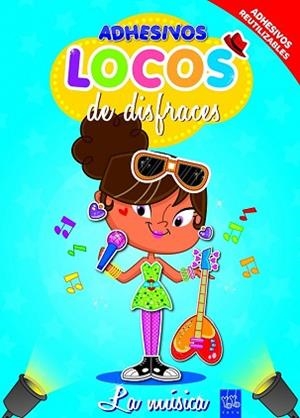 ADHESIVOS LOCOS DE DISFRACES. LA MÚSICA | 9788408109570 | Llibreria Aqualata | Comprar libros en catalán y castellano online | Comprar libros Igualada