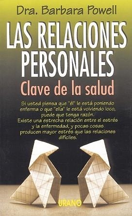 RELACIONES PERSONALES, LAS | 9788486344412 | POWELL, BARBARA | Llibreria Aqualata | Comprar libros en catalán y castellano online | Comprar libros Igualada
