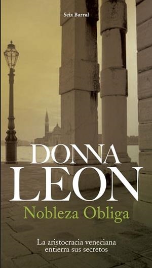 NOBLEZA OBLIGA (BIB. FORMENTOR) | 9788432219894 | LEON, DONNA | Llibreria Aqualata | Comprar llibres en català i castellà online | Comprar llibres Igualada