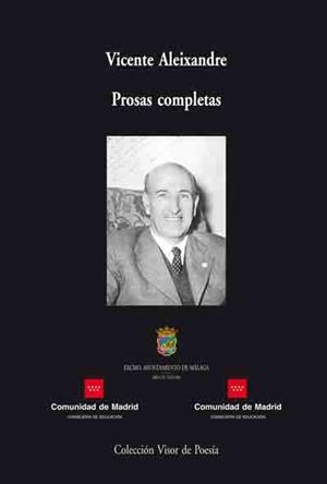 PROSAS COMPLETAS. ALEIXANDRE | 9788475229584 | ALEIXANDRE, VICENTE (ED. A. DUQUE AMUSCO) | Llibreria Aqualata | Comprar libros en catalán y castellano online | Comprar libros Igualada