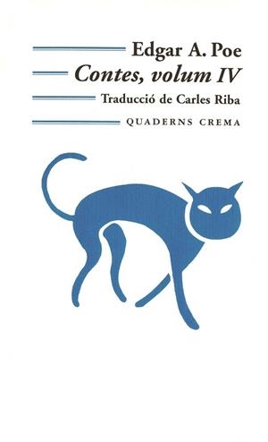 CONTES VOL. IV (MINIMA 7) | 9788485704118 | POE, EDGAR A | Llibreria Aqualata | Comprar libros en catalán y castellano online | Comprar libros Igualada