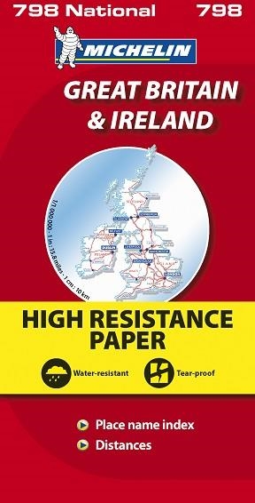 MAPA GRAN BRETANYA I IRLANDA (NACIONAL 798 ALTA RESISTENCIA) 1/1 000 000 | 9782067137998 | Llibreria Aqualata | Comprar libros en catalán y castellano online | Comprar libros Igualada
