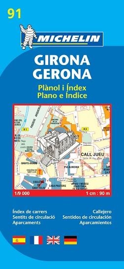 MAPA GIRONA (PLANOL ÍNDICE 91) | 9782067140783 | Llibreria Aqualata | Comprar libros en catalán y castellano online | Comprar libros Igualada