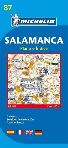 MAPA SALAMANCA (PLANO E INDICE 87) | 9782067127999 | Llibreria Aqualata | Comprar llibres en català i castellà online | Comprar llibres Igualada