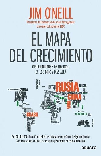 MAPA DEL CRECIMIENTO, EL | 9788423411207 | O'NEILL, JIM | Llibreria Aqualata | Comprar llibres en català i castellà online | Comprar llibres Igualada