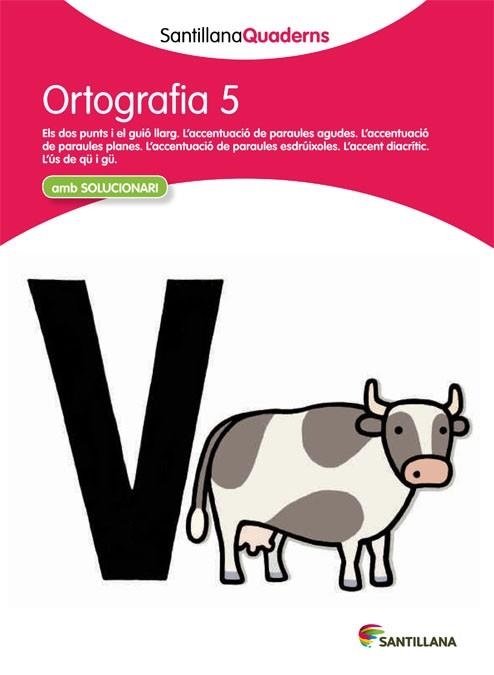 ORTOGRAFIA 5 AMB SOLUCIONARI | 9788468013701 | Llibreria Aqualata | Comprar llibres en català i castellà online | Comprar llibres Igualada