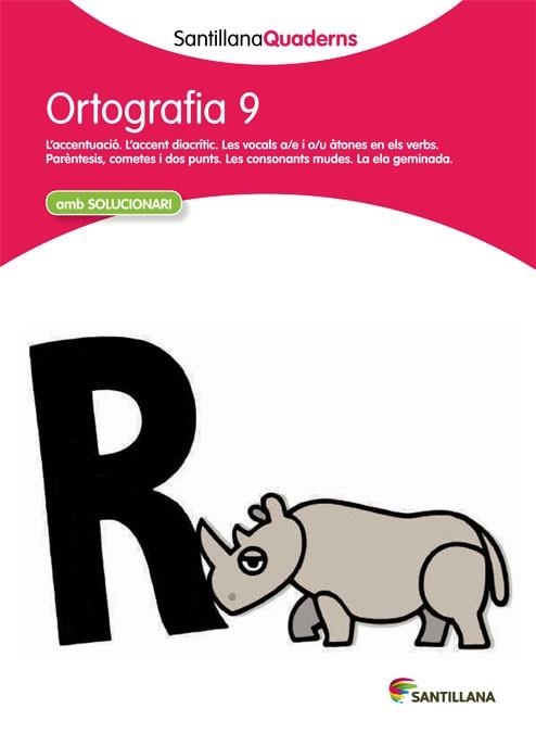 ORTOGRAFIA 9 AMB SOLUCIONARI  | 9788468013749 | Llibreria Aqualata | Comprar llibres en català i castellà online | Comprar llibres Igualada