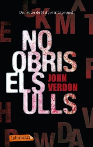 NO OBRIS ELS ULLS | 9788499305141 | VERDON, JOHN | Llibreria Aqualata | Comprar llibres en català i castellà online | Comprar llibres Igualada