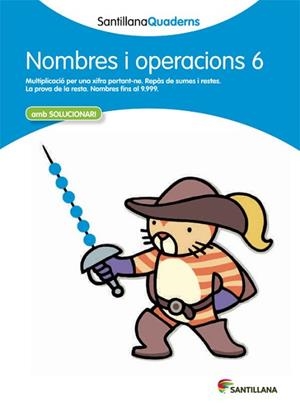 QUADERN DE NOMBRES I OPERACIONS 6 AMB SOLUCIONARI | 9788468013879 | Llibreria Aqualata | Comprar llibres en català i castellà online | Comprar llibres Igualada