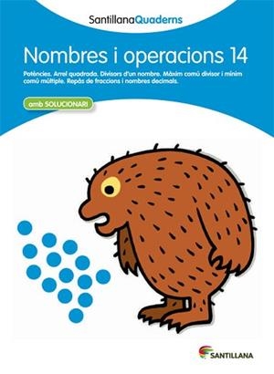 QUADERN DE NOMBRES I OPERACIONS 14 | 9788468013954 | VARIOS AUTORES | Llibreria Aqualata | Comprar llibres en català i castellà online | Comprar llibres Igualada