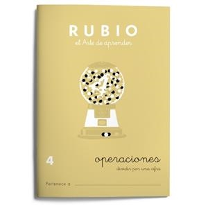 PROBLEMAS RUBIO 4 DIVIDIR POR UNA CIFRA | 9788485109562 | RUBIO SILVESTRE, RAMON | Llibreria Aqualata | Comprar libros en catalán y castellano online | Comprar libros Igualada