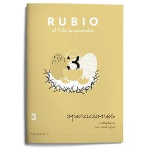 PROBLEMAS RUBIO 3 MULTIPLICAR POR UNA CIFRA | 9788485109548 | RUBIO SILVESTRE, RAMON | Llibreria Aqualata | Comprar libros en catalán y castellano online | Comprar libros Igualada