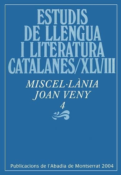 MISCEL.LANIA JOAN VENY 4 | 9788484155997 | DIVERSOS | Llibreria Aqualata | Comprar llibres en català i castellà online | Comprar llibres Igualada