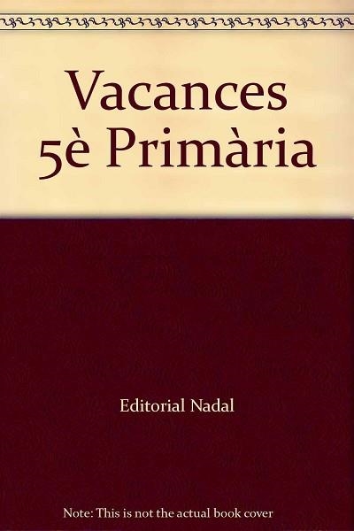 VACANCES 5E PRIMARIA | 9788478874804 | MARTÍ FUSTER, ROSA MARIA | Llibreria Aqualata | Comprar llibres en català i castellà online | Comprar llibres Igualada