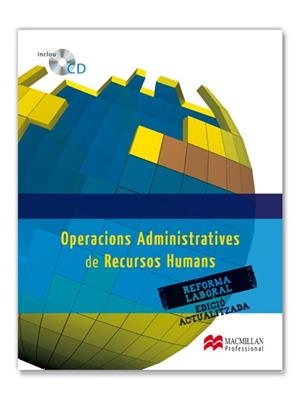OPERACIONS ADMINISTRATIVES DE RECURSOS HUMANS (ED 2012) | 9788415656302 | Llibreria Aqualata | Comprar libros en catalán y castellano online | Comprar libros Igualada