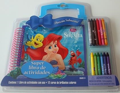 SIRENITA, LA - SUPERLIBRO DE ACTIVIDADES | 9788499513683 | DISNEY | Llibreria Aqualata | Comprar llibres en català i castellà online | Comprar llibres Igualada