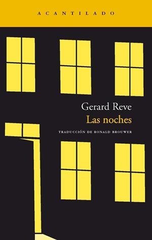 NOCHES, LAS | 9788492649860 | REVE, GERARD | Llibreria Aqualata | Comprar llibres en català i castellà online | Comprar llibres Igualada