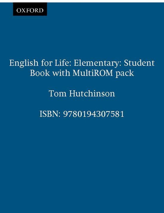 ENGLISH FOR LIFE ELEMENTARY SB + MULTIROM PACK | 9780194307581 | VARIOS AUTORES | Llibreria Aqualata | Comprar llibres en català i castellà online | Comprar llibres Igualada