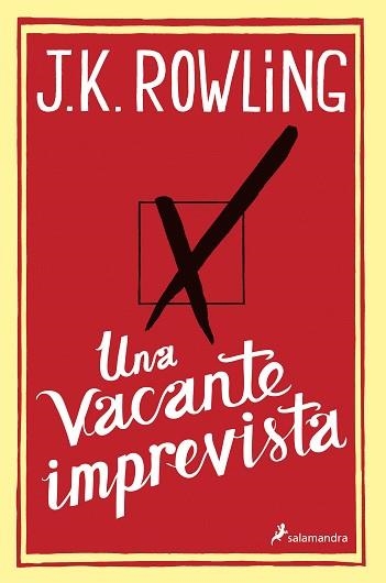 UNA VACANTE IMPREVISTA | 9788498384925 | ROWLING, J.K. | Llibreria Aqualata | Comprar libros en catalán y castellano online | Comprar libros Igualada