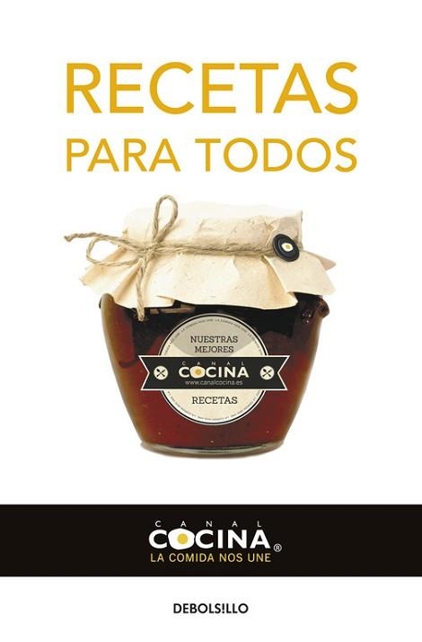 RECETAS PARA TODOS | 9788490322666 | CANAL COCINA | Llibreria Aqualata | Comprar libros en catalán y castellano online | Comprar libros Igualada