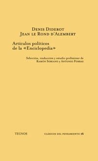 ARTICULOS POLITICOS DE LA "ENCICLOPEDIA" | 9788430912544 | DIDEROT, DENIS ; D'Alembert, Jean le Rond | Llibreria Aqualata | Comprar libros en catalán y castellano online | Comprar libros Igualada
