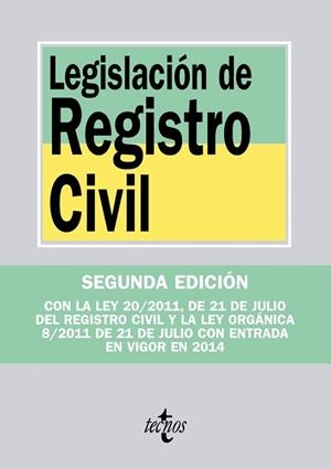 LEGISLACIÓN DE REGISTRO CIVIL ED 2012 | 9788430954445 | AAVV | Llibreria Aqualata | Comprar libros en catalán y castellano online | Comprar libros Igualada