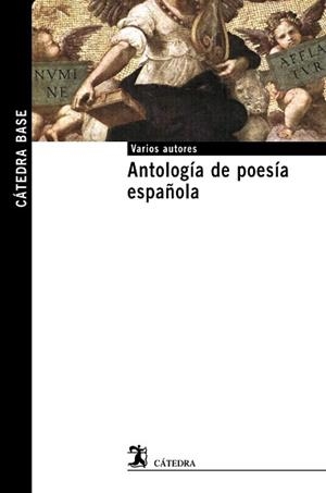ANTOLOGIA DE POESIA ESPAÑOLA (CATEDRA 28) | 9788437626383 | AA,VV. | Llibreria Aqualata | Comprar libros en catalán y castellano online | Comprar libros Igualada