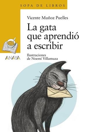 GATA QUE APRENDIÓ A ESCRIBIR, LA | 9788467828948 | MUÑOZ PUELLES, VICENTE / VILLAMUZA, NOEMÍ | Llibreria Aqualata | Comprar libros en catalán y castellano online | Comprar libros Igualada