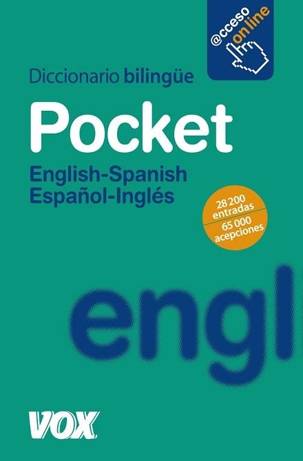 DICCIONARIO POCKET ENGLISH-SPANISH ESPAÑOL-INGLES | 9788471538505 | Llibreria Aqualata | Comprar libros en catalán y castellano online | Comprar libros Igualada