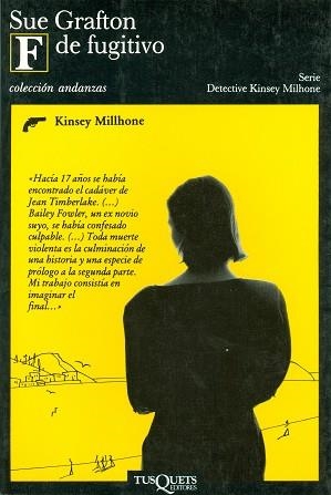 F DE FUGITIVO (ANDANZAS 111) | 9788472233751 | Grafton, Sue | Llibreria Aqualata | Comprar llibres en català i castellà online | Comprar llibres Igualada