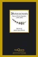 20 AÑOS DE POESIA. NUEVOS TEXTOS SAGRADOS 1989-2009 | 9788483831328 | SORIA OLMEDO, ANDRES (ED) | Llibreria Aqualata | Comprar libros en catalán y castellano online | Comprar libros Igualada