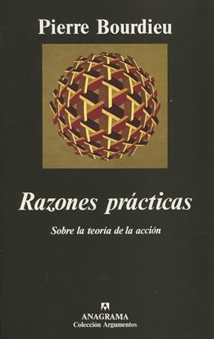 RAZONES PRACTICAS | 9788433905437 | BOURDIEU, PIERRE | Llibreria Aqualata | Comprar llibres en català i castellà online | Comprar llibres Igualada