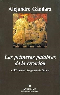 PRIMERAS PALABRAS DE LA CREACION (ARGUMENTOS 212) | 9788433905628 | GANDARA, ALEJANDRO | Llibreria Aqualata | Comprar llibres en català i castellà online | Comprar llibres Igualada